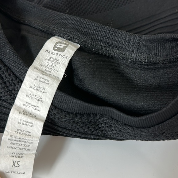 Fabletics Moderate Support Sandra Midi Bra Black XS - Picture 5 of 6